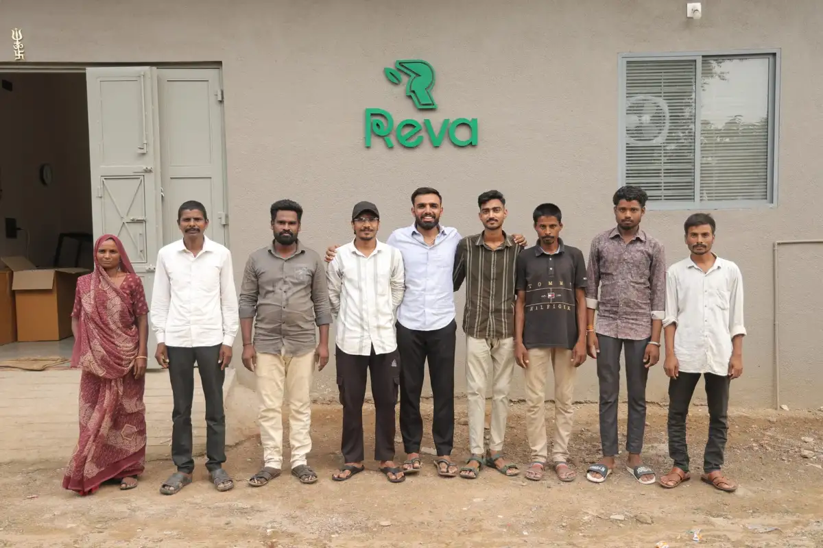 The Reva Disposable team outside the Dahod manufacturing unit